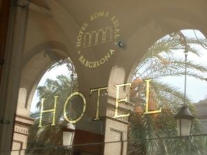 Roma Reial Hotel Barcelona Bagian luar foto