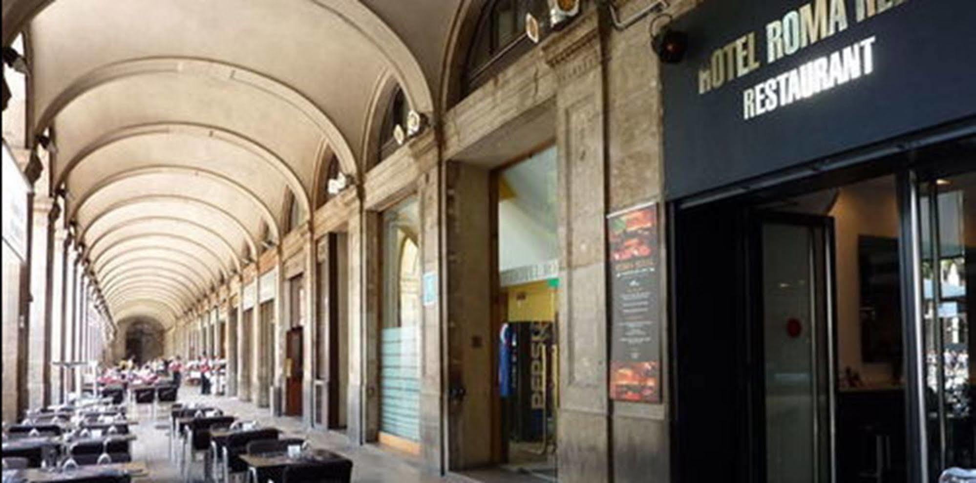 Roma Reial Hotel Barcelona Bagian luar foto